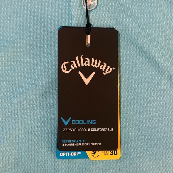Callaway Polo Opti Dry Golf Shirt Men's Medium NWT - Picture 6 of 7
